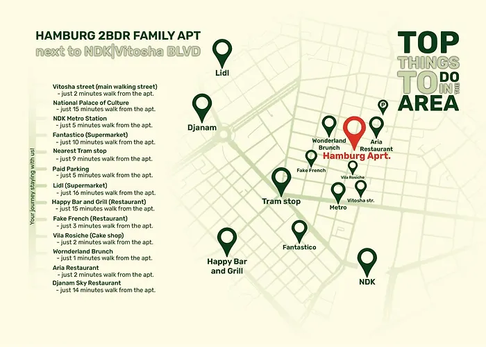Hamburg 100 Sq M 2bdr Family Near Ndk And Vitosha Blvd アパート